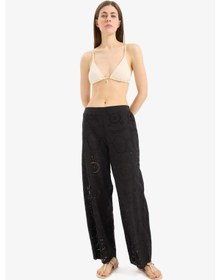 Resim Defacto Regular Fit Brode Plaj Pantolonu-fall İn Love E4711ax25smbk27 Siyah 