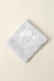 Resim İrya Wooly %100 Pamuk Kundak Açık Gri 75x75 cm 
