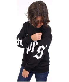 Resim Toontoy Kids Toontoy Erkek Çocuk Baskılı Sweatshirt Siyah 