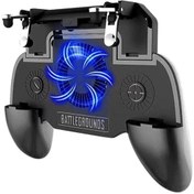 Resim Pubg Soğutma Fanlı Powerbank Bulunan Tetik Düğmesi Gamepad Konsol 