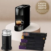 Resim Essenza Mini C 35 Siyah Bundle Kahve Makinesi Nespresso