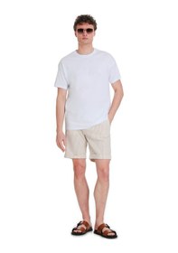 Resim Hatemoğlu Beyaz Regular Fit 100% Pamuk Bisiklet Yaka Oversize Tişört 1995327 Beyaz 