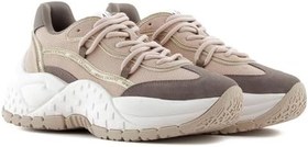 Resim Armani Exchange Hakiki Deri Karışımlı Süet Detaylı Kalın Taban Sneaker Ayakkabı Bayan AYAKKABI XW001627 AF17447 M1176 