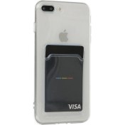 Resim Happycase iPhone 7 Plus Kılıf Kart Şeffaf Silikon - Şeffaf 