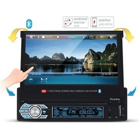 Resim Piranha 7795 Titan C Type Fm/Sd/Usb/Bluetooth Oto Araç Teyp 