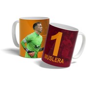 Resim OFFSIDE Muslera - Sarı Kırmızı Baskılı Kupa Bardak 