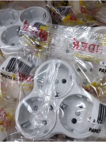 Resim Genel Markalar 3'lü Topraklı Papatya Golyat Fiş Priz Royaleks-00303 