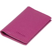 Resim Fuşya Deri Unisex Kredi Kartlık - S1KK00000266-C42 