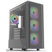 Resim Deepcool Cc561 Pl650d 650w 80plus Bronze Atx 3.0 4xrainbow Fanlı Mid-tower Siyah Kasa 