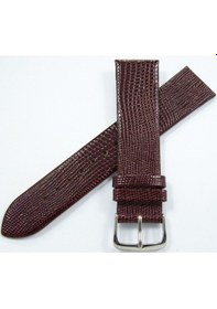 Resim Bizon Deri Saat Kayışı 24Mm Kahverengi Yılan Desenli Saat Kordonu 