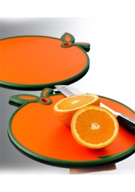 Resim Portakal Figürlü Kaydırmaz Kesme Tahtası Doğrama Panosu Diğer 