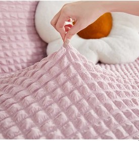 Resim Upmall Bürümcük Koltuk Örtüsü Kanepe Örtüsü 3lü Pembe 