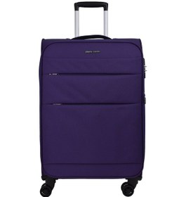 Resim Pierre Cardin Ultra Light Hafif Lüx Kumaş Orta Boy Valiz Mor Pc4200 Mor 