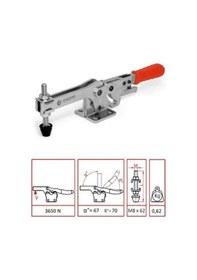 Resim Enigma 1244 Y Kilitli Yatay Taban Klemp 