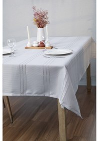 Resim Neva Leke Tutmaz Masa Örtüsü 160x220 - Gri Gri 