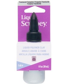 Resim Sculpey Liquid Sıvı Polimer Kil 30 Ml. Transparan Turkuaz 