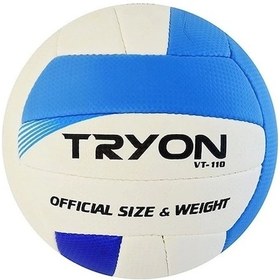 Resim Tryon Vt-110 Mavi Beyaz Voleybol Topu Beyaz 