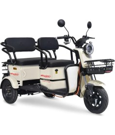 Resim Skyjet Master Car Elektrikli Moped Beyaz 