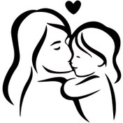 Resim Genel Markalar Anne Ve Bebek Sticker 20 X 20 Cm 