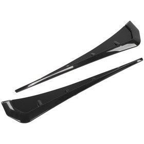 Resim Wezone Abs Plastiği Siyah Araba Yan Havuz Spoilerı - Aerodinamik Tasarım, Evrensel Uyum, Kolay Kurulum 