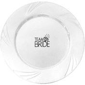 Resim Tabak Kristal Mika Parlak Şeffaf Mika Brıde To Be 6 Adet 