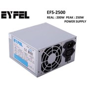 Resim Pazarcan Eyfel Efs-2500 250W Peak 12 Cm Fan Atx Power Supply 