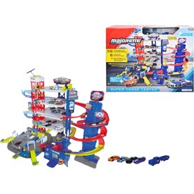 Resim Majorette Süper Chase Center Garaj Seti 