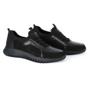 Resim Mp 222-4815 Siyah %100 Deri Erkek Casual Ayakkabı Siyah 