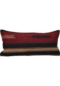 Resim Zehra Abla Halı Yeni El Dokuma Dekoratif Lumbar Kilim Kırlent Yastık Kılıfı 6179 