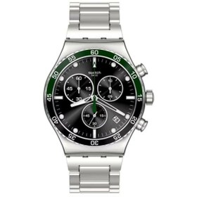 Resim Swatch Yvs506g Dark Green Irony Erkek Kol Saati 