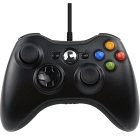 Resim Kepang Siyah-Xbox 360 Microsoft USB Kablolu Denetleyici Pc Cep Telefonu Joypad Gamepad Konsolu XBOX360 Oyun Joystick Için Kablolu (Yurt Dışından) 