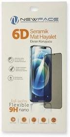 Resim iPhone 13 Mini 6D Mat Seramik Hayalet Nano Ekran Koruyucu 