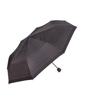 Resim Baginn Snotline Şemsiye Süper Mini Kare Desen Kahve 09G Siyah 