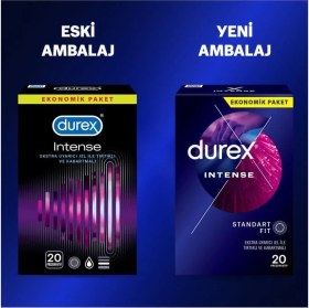 Resim Durex Yaz Paketi Intense Prezervatif + Vibe Bullet Titreşimli Vibratör + Intense Uyarıcı Jel 10ml 