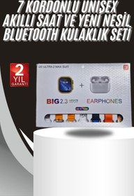 Resim Ad Global ASTRALTECH 9 Ultra Akıllı Saat 49mm 2inç Ekran 7 Kordonlu ve Bluetooth Kulaklık 