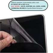 Resim McStorey MacBook Air Pro M1-M2 13" A2251 A2289 A2338 A2179 A2337 Uyumlu Şeffaf Mat Ekran Koruyucu 