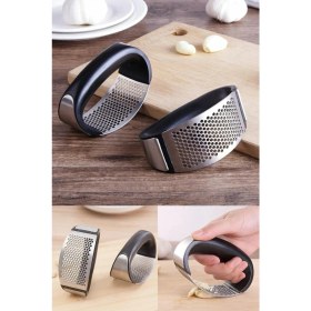 Resim Yeni Sarımsak Ezici Paslanmaz Çelik Garlic Press Midastech 