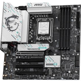 Resim Msı B860m Gamıng Plus Wıfı Soket 1851 Ddr5 8600mhz Oc 3xm.2 1x Tb4 Hdmı Dısplay 5g Lan Wıfı 7 Matx 