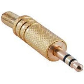 Resim Yka 3.5 mm Stereo Erkek Jack Gold 