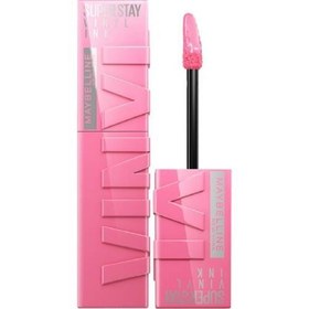 Resim Maybelline New York Super Stay Vinyl Ink Parlak Ruj - Upbeat 155 