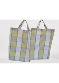 Resim Bengi Ticaret PAZAR ÇANTA 2 adet Döşemelik KumaşDama Kareli Desen 30 kg Taşıma Kapasite Kutuda sevk El yapım 