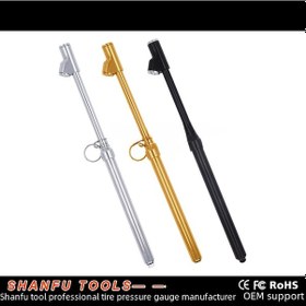 Resim Reedark Tır Lastik Basıncı Ölçer, Taşınabilir Çift Uçlu Metal Tasarım, Doğru Okuma, Dayanıklı Paslanmaz Çelik Gl-1306 