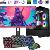 Resim ROGAME I5 12400f 32gb Ddr4 1tb M2 12gb Rtx4070 27" 180hz Monitörlü Oyun Bilgisayarı 