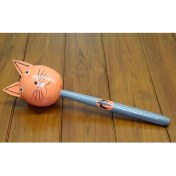 Resim Ahşap Kedili Marakas Tekli Polos:28 ( Lisinya ) 