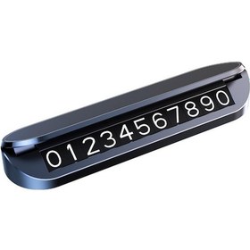 Resim Coofbe Premıum Kapaklı Gizlenebilir Araç Park Telefon Numaratörü Geçici Park Telefon Numaratörü 1 Adet 