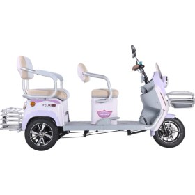 Resim Arora Felix New Elektrikli 3 Tekerlekli Moped Geniş Koltuk 