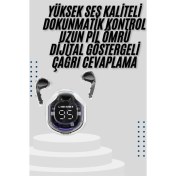 Resim Techno Stock 2025 Model Kablosuz Bluetooth Kulaklık Anc Enc Destekli Hifi Stereo 