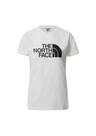 Resim The North Face W S/S Easy Tee Kadın Günlük Tişört Nf0A4T1Qfn41 Be Beyaz 