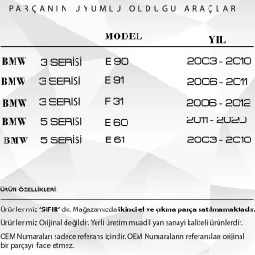 Resim Alpha Auto Part Bmw 3 Serisi F31 Arka Perde Tamir Plastik Parçası Klips 