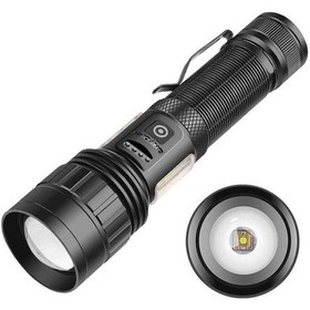 Resim Ps-6153 10000 Lümen Zoomlu Mıknatıslı Tg Cob Led Özellikli Profesyonel El Feneri 